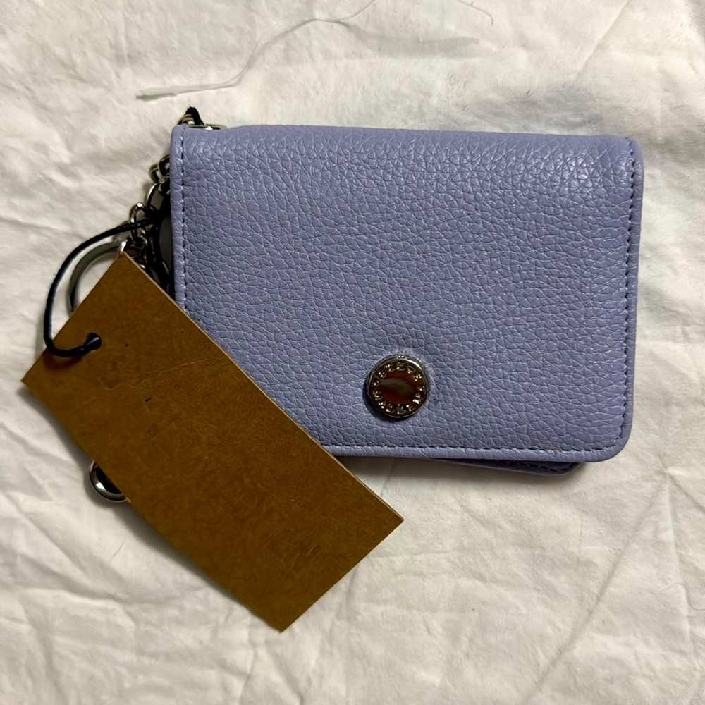 Beautiful billfold, violet smoke fall over card case wallet